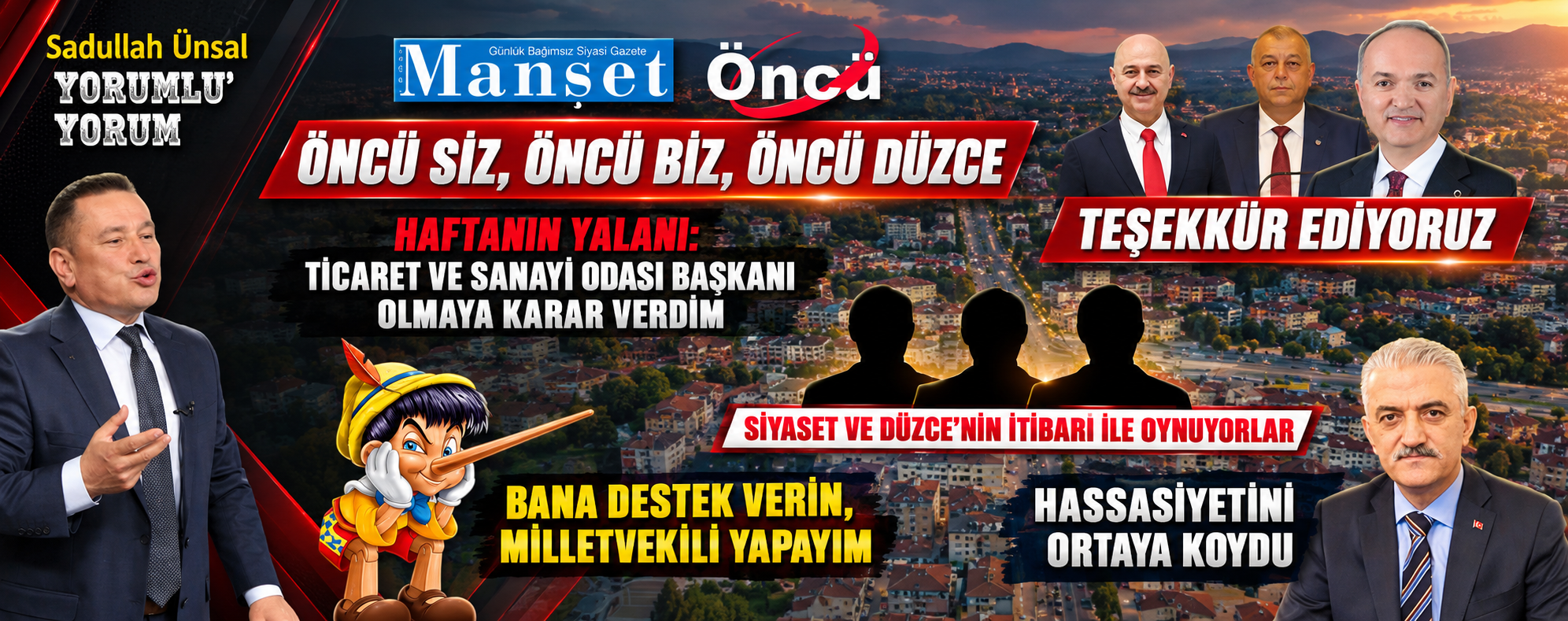 DÜZCE’DE 3 BÜROKRAT BAHARI GÖREMEYECEK!