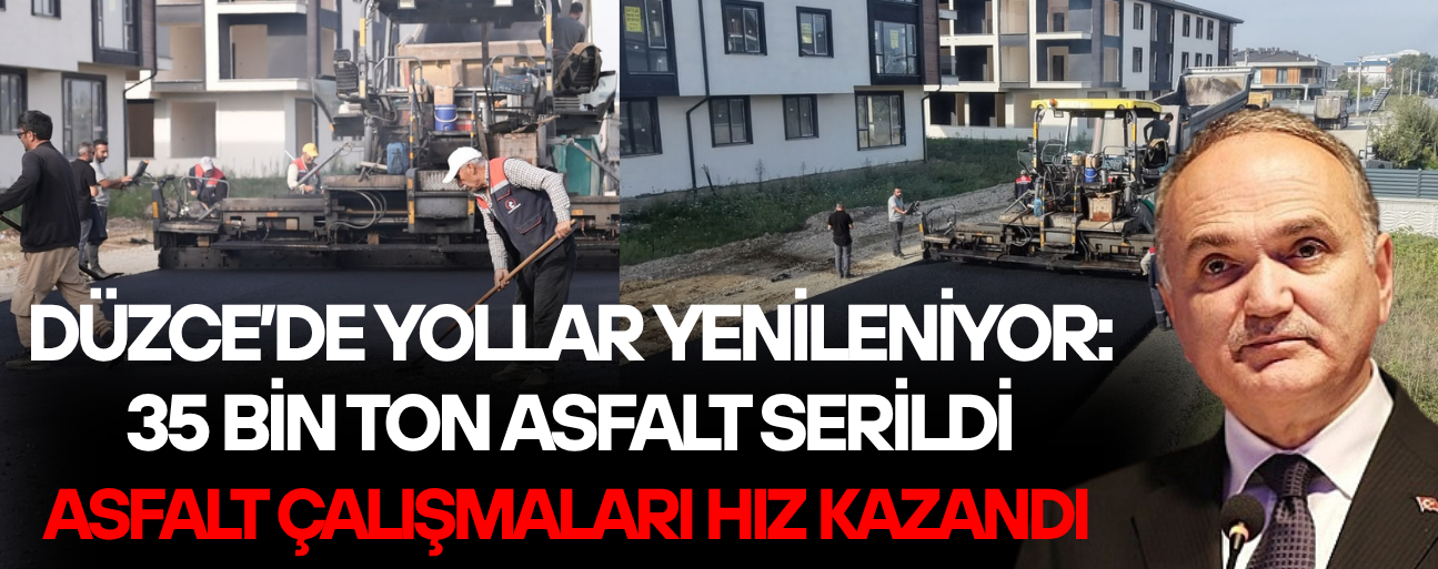 ÖZLÜ: ASFALTLANMAMIŞ BİR TEK CADDE, BİR TEK SOKAK KALMAYACAK