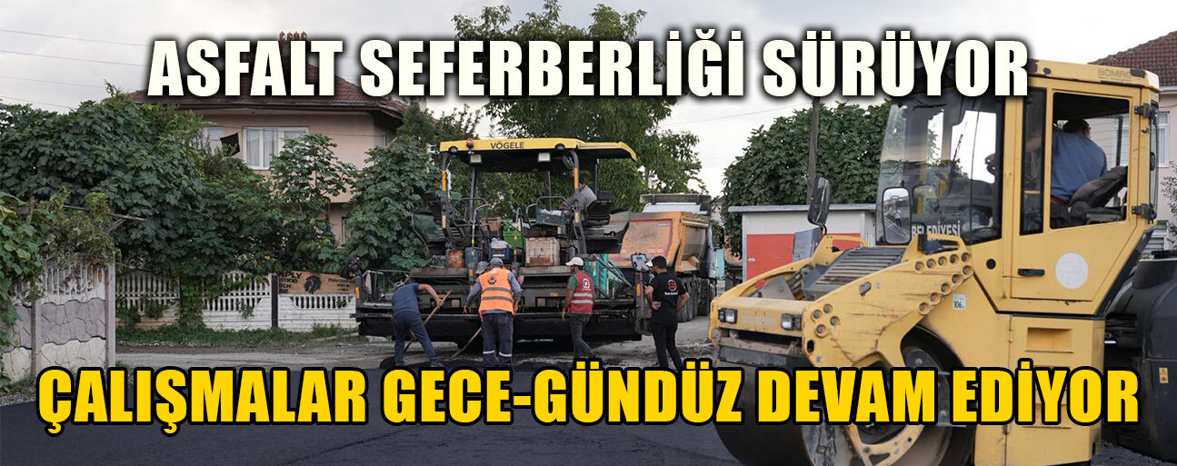 15 BİN TON ASFALT DÖKÜLDÜ