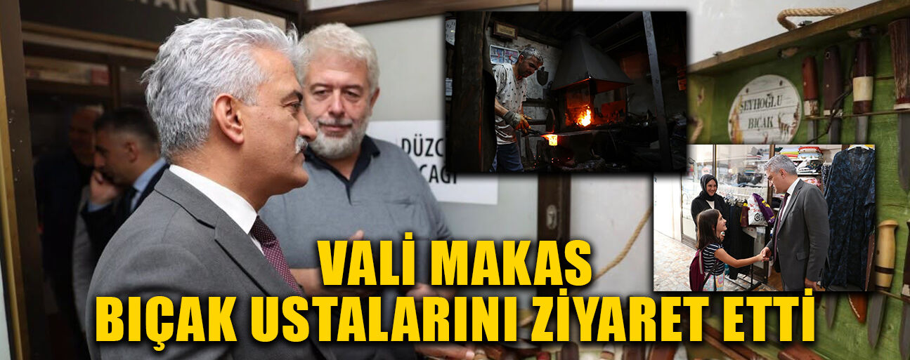 ESNAF VE VATANDAŞLARLA SOHBET ETTİ