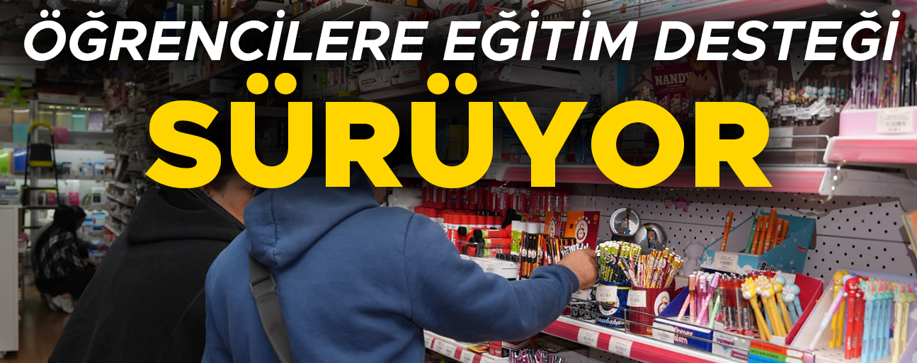 DÜZCE BELEDİYESİ ÖĞRENCİLERİN YANINDA