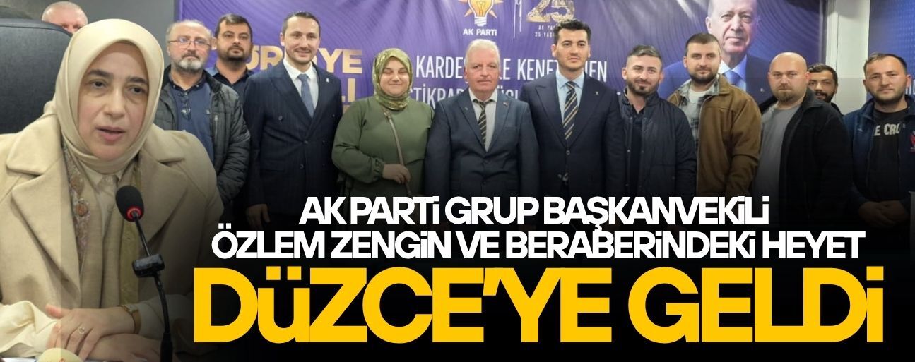 AK PARTİ “TÜRKİYE YÜZYILI BULUŞMALARI” KAPSAMINDA DÜZCE’DE SAHAYA İNİYOR