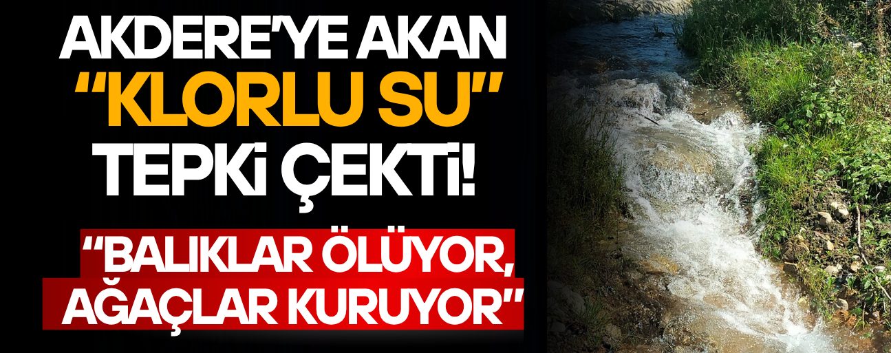 VATANDAŞ İSYAN ETTİ: “BU SUYA YAZIK”