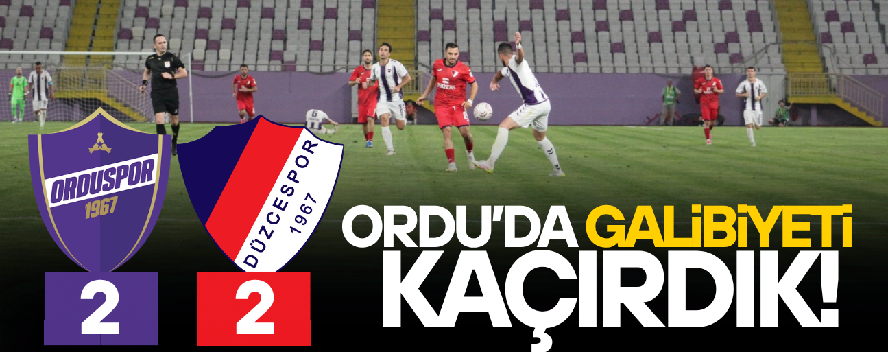 DÜZCESPOR SEZONA BERABERLİKLE BAŞLADI