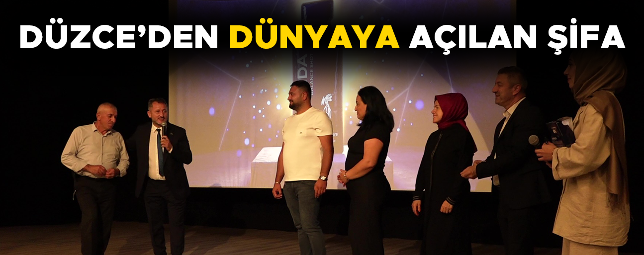 DÜZCELİ DOKTORUN ÖNCÜLÜĞÜNÜ YAPTIĞI ÜRÜNÜN LANSMANI YAPILDI