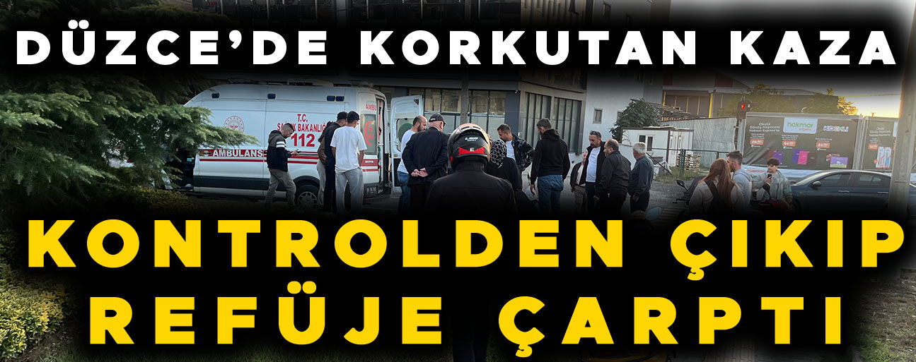 YARALI MOTOSİKLET SÜRÜCÜSÜ TEDAVİ ALTINDA