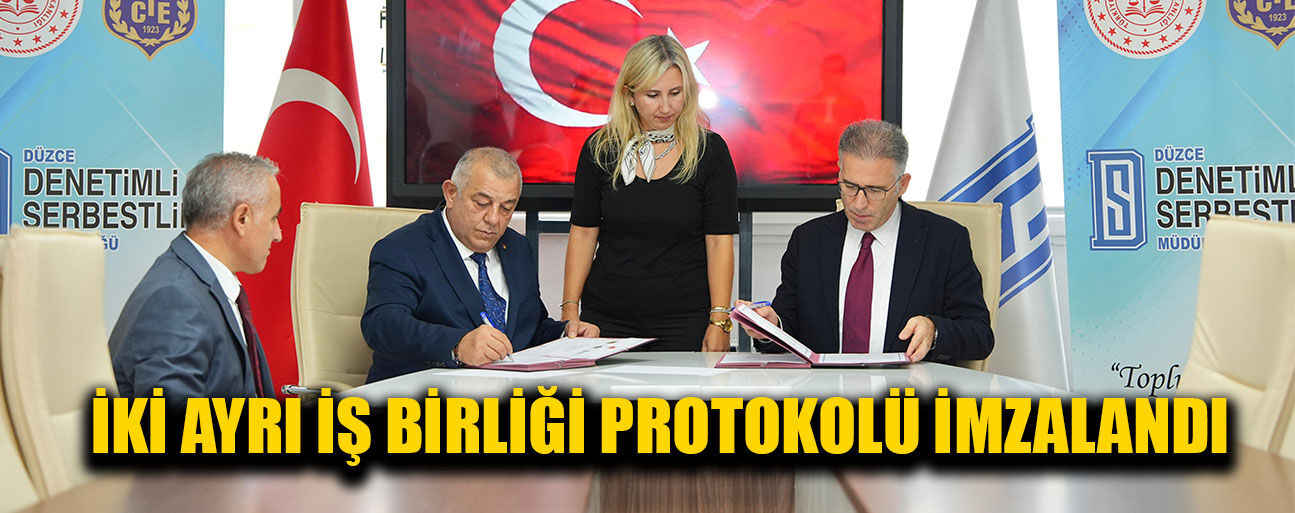 DÜZCE TSO’DAN İSTİHDAM VE SOSYAL UYUMA YÖNELİK İKİ ÖNEMLİ İŞ BİRLİĞİ