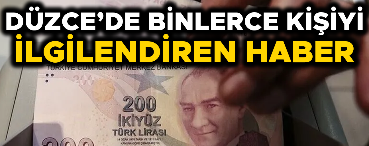 O PARALAR HESAPLARA YATMAYA BAŞLADI