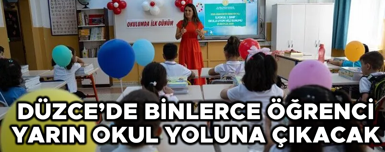 BİRİNCİ VE BEŞİNCİ SINIF ÖĞRENCİLERİ İÇİN OKULA UYUM HAFTASI YARIN BAŞLIYOR