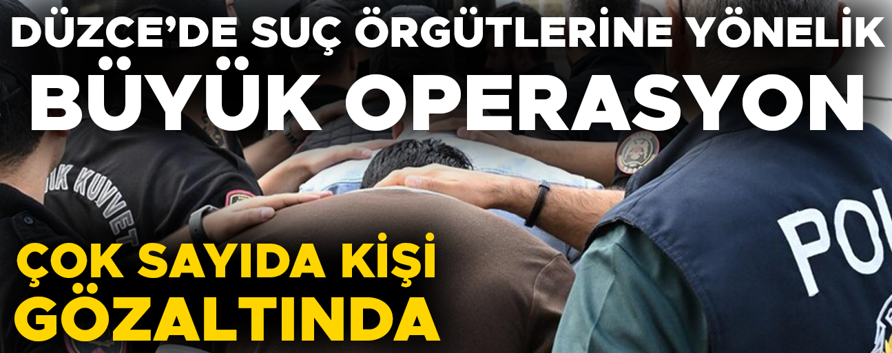 ADRESLERE EŞ ZAMANLI BASKIN DÜZENLENDİ