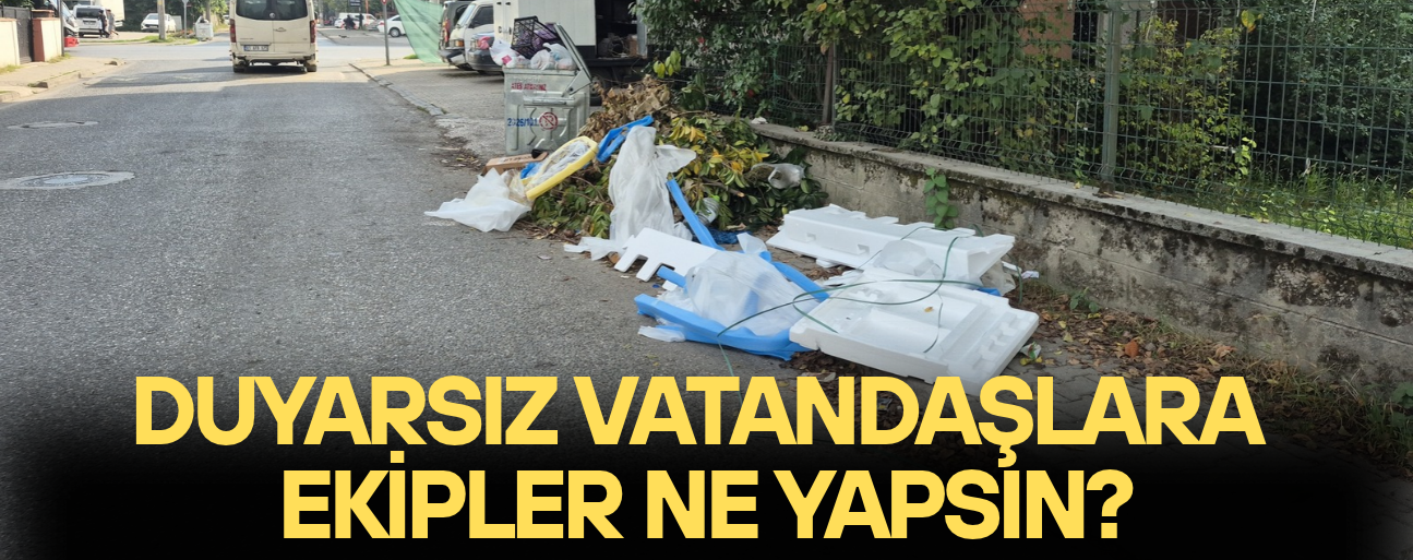 KONTEYNER VARKEN ÇÖPLER YERE ATILDI