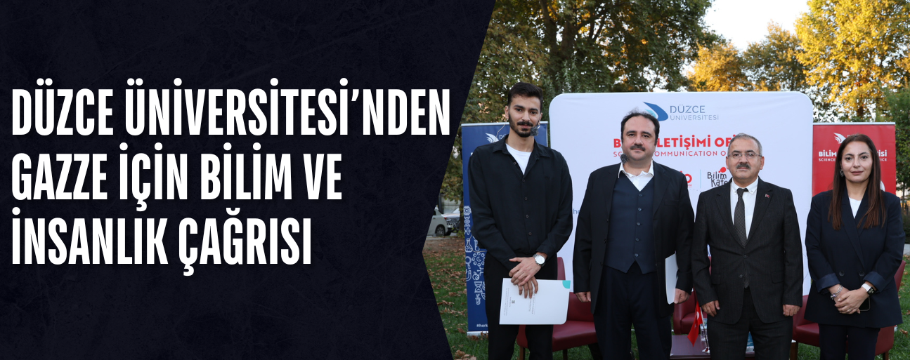 “GAZZE İÇİN BİLİM KAFE” İKİNCİ KEZ DÜZCE’DE DÜZENLENDİ