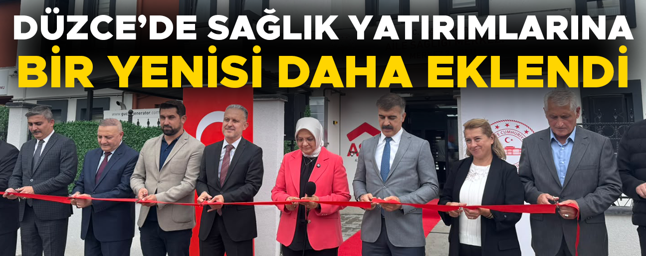 2 NO’LU AİLE SAĞLIĞI MERKEZİ DÜZENLENEN TÖRENLE HİZMETE AÇILDI