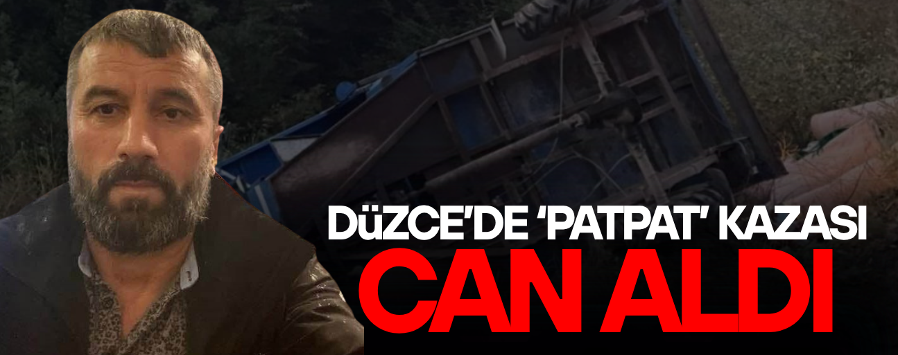 FINDIK YÜKLÜ PATPAT DEVRİLDİ: 1 ÖLÜ