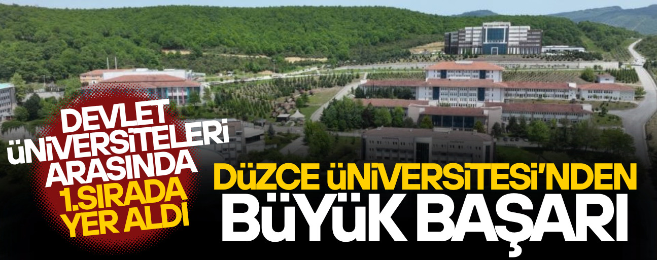 DÜZCE ÜNİVERSİTESİ MATEMATİK ALANINDA TÜRKİYE’NİN ZİRVESİNDE