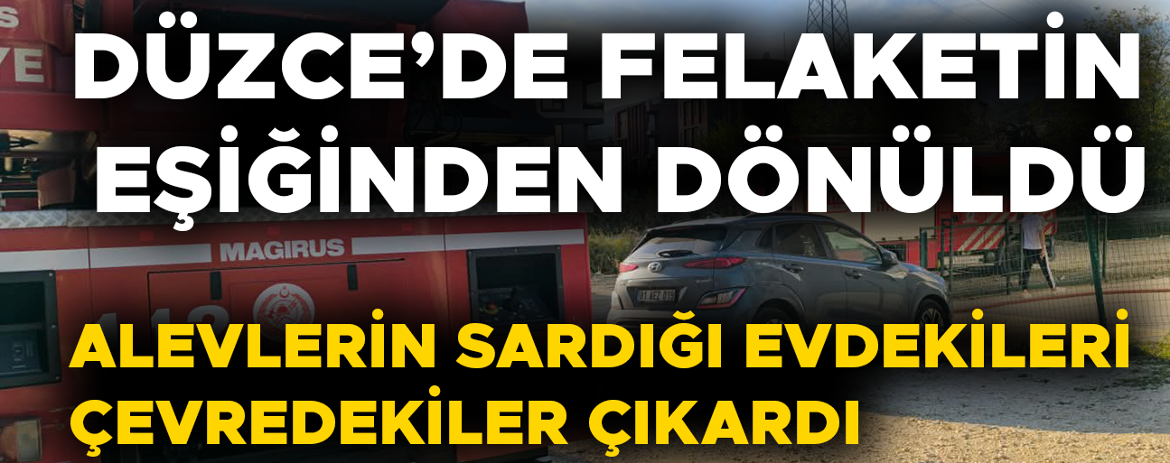 YANGIN GÜÇLÜKLE SÖNDÜRÜLDÜ