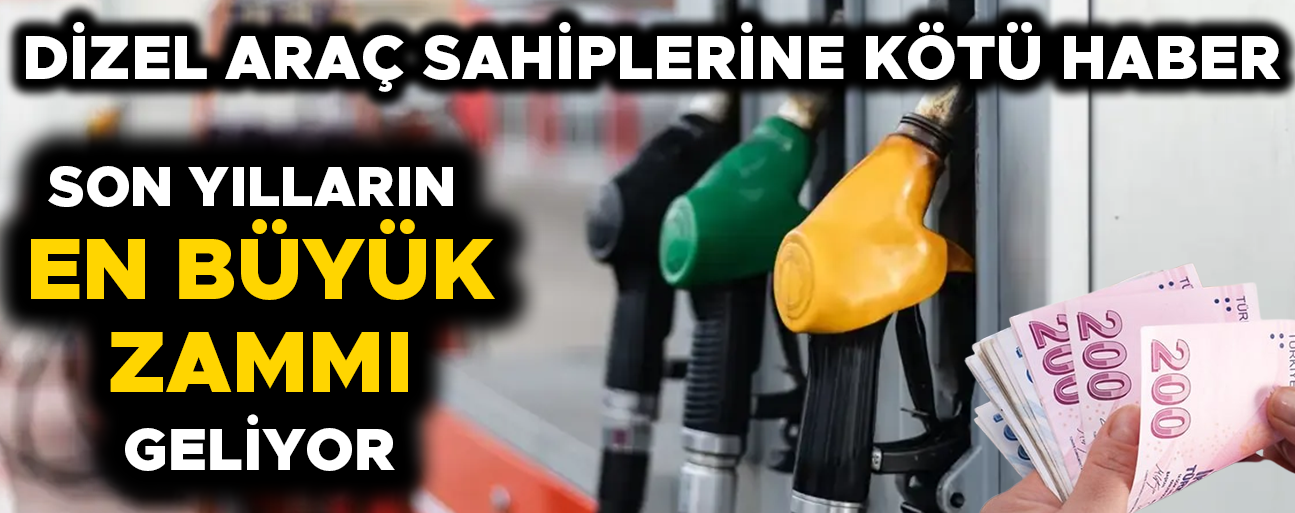 MOTORİN FİYATLARI 90 TL’NİN ÜZERİNE ÇIKACAK