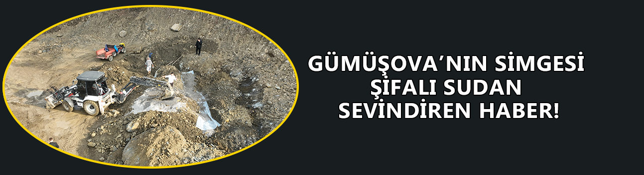 “GÜMÜŞOVA’NIN SİMGESİ ŞİFALI SU YENİDEN AKACAK!”