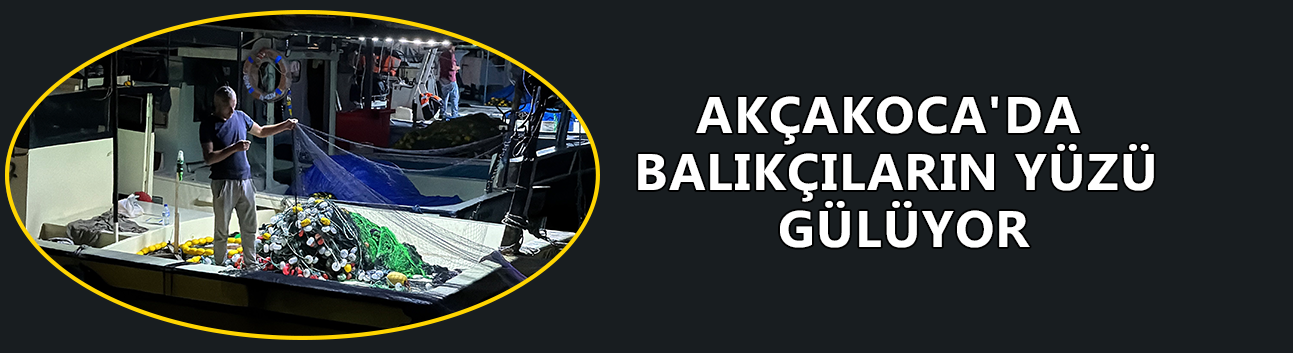 KARADENİZ'DE PALAMUT BEREKETİ