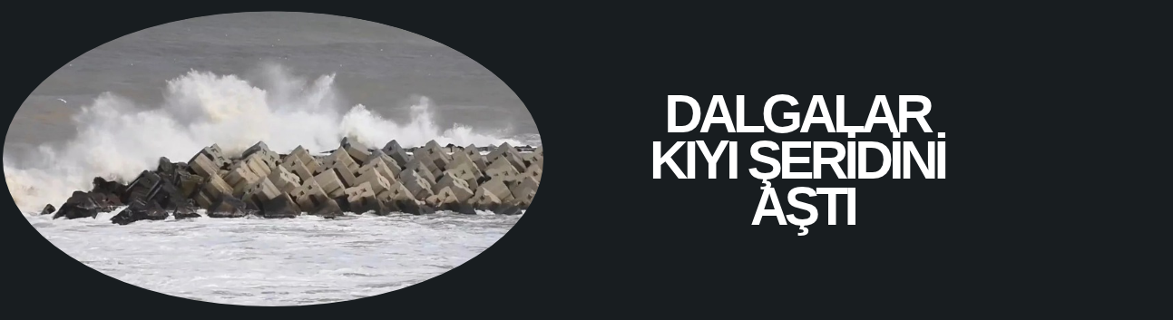 DALGALAR KIYI ŞERİDİNİ AŞTI