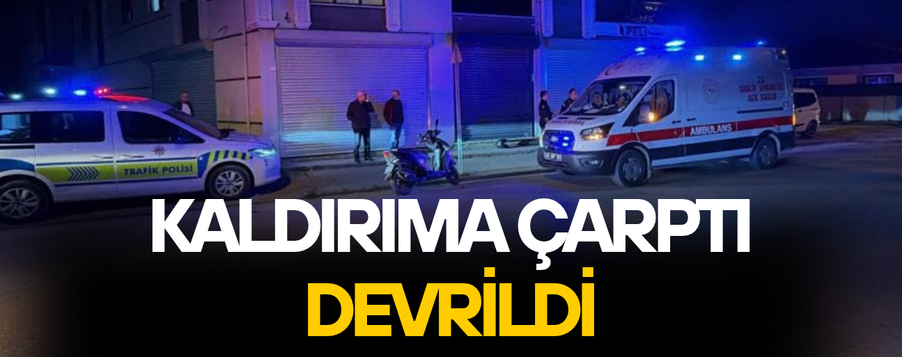 DÜZCE’DE MOTOSİKLET KAZASINDA 2 KİŞİ YARALANDI