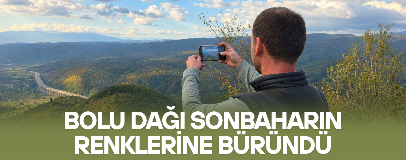 YAMAÇLARDA SONBAHAR GÜZELLİĞİ YAŞANIYOR