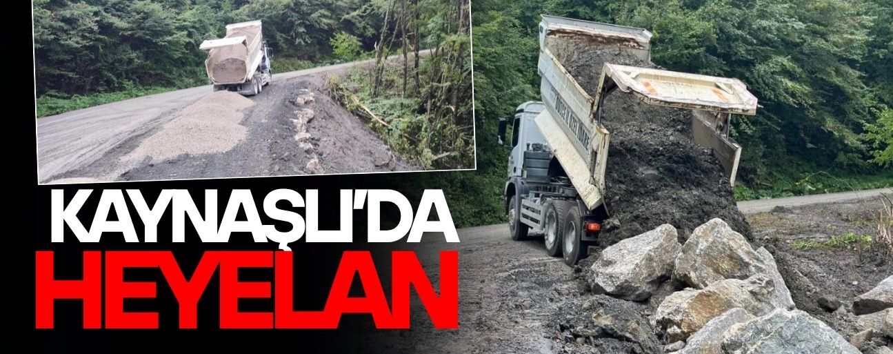 DÜZCE’DEKİ AŞIRI YAĞIŞLAR HEYELANA NEDEN OLDU