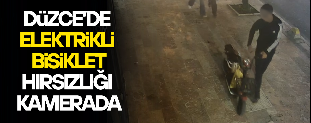 DÜKKANIN ÖNÜNDEN ÇALDI, ARKASINA BAKA BAKA UZAKLAŞTI