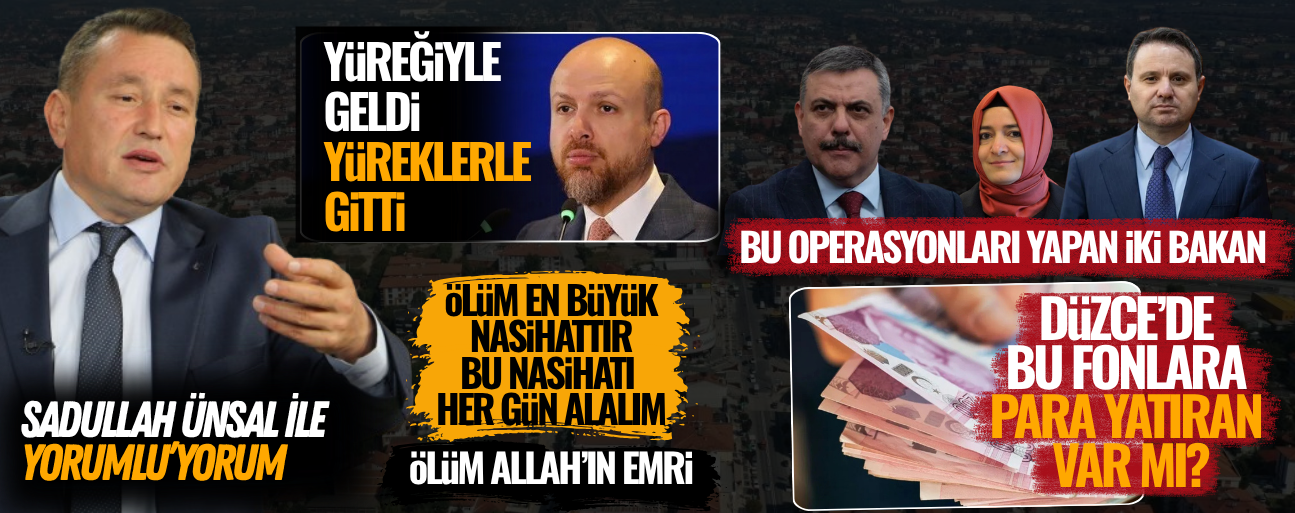 SİYASET VE DEVLET, BİLAL BEY'İN NEZAKETİNİ ÖĞRENMELİ