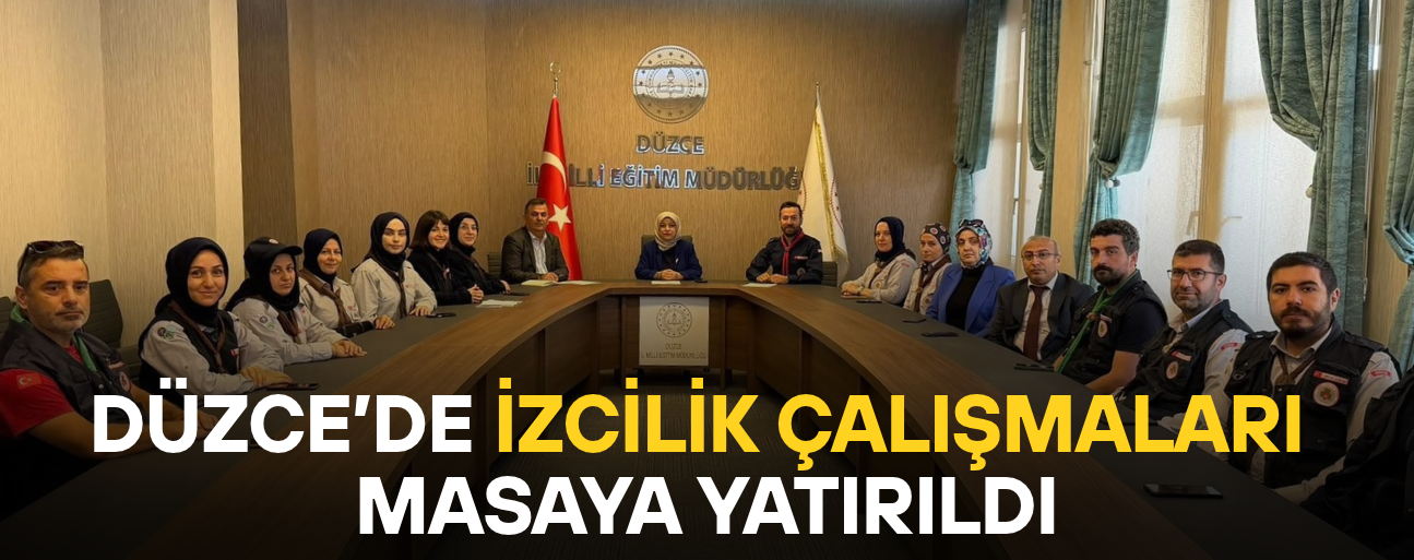 İZCİ LİDERLERİYLE MEVCUT VE PLANLANAN ÇALIŞMALAR DEĞERLENDİRİLDİ