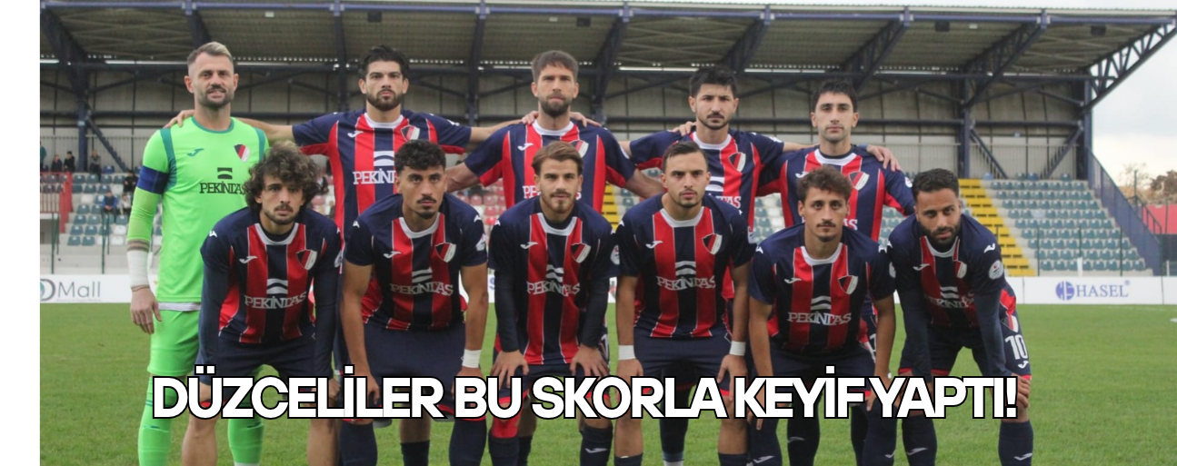 DÜZCESPOR – KARABÜK İDMANYURDU: 4-1