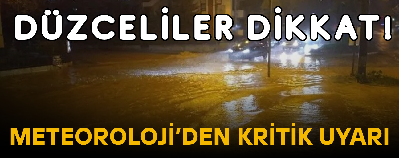SEL VE HEYELAN RİSKİ TAŞIYOR