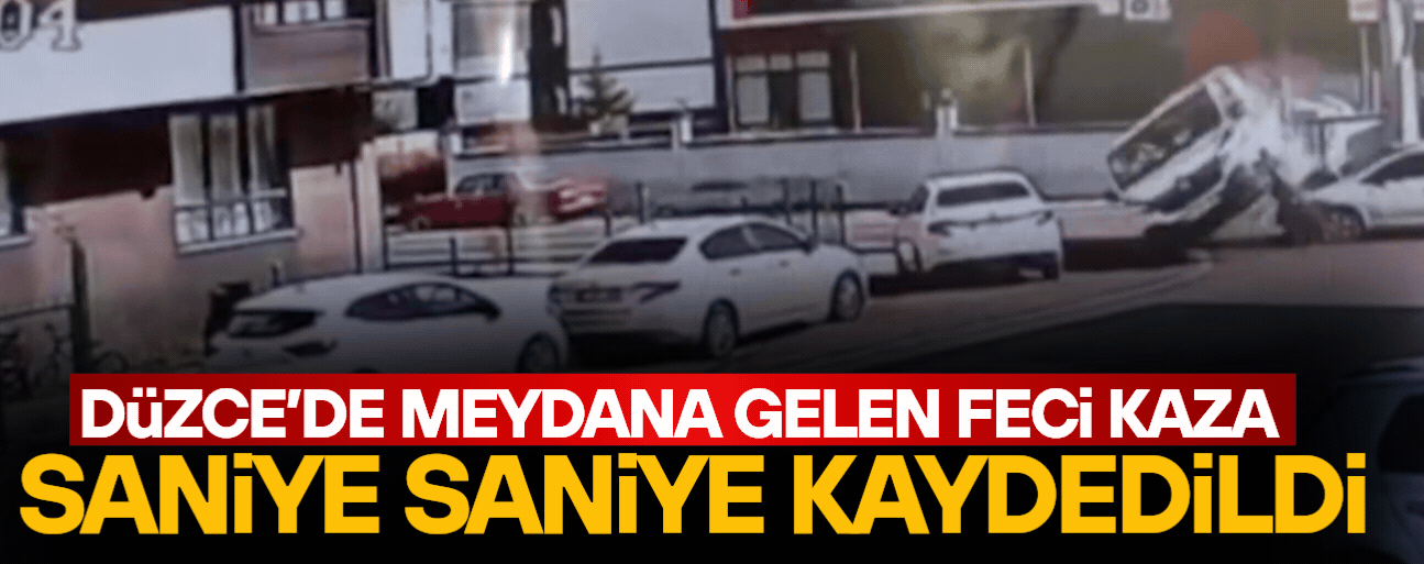 PARK HALİNDEKİ ARAÇLARA ÇARPARAK DURABİLDİ