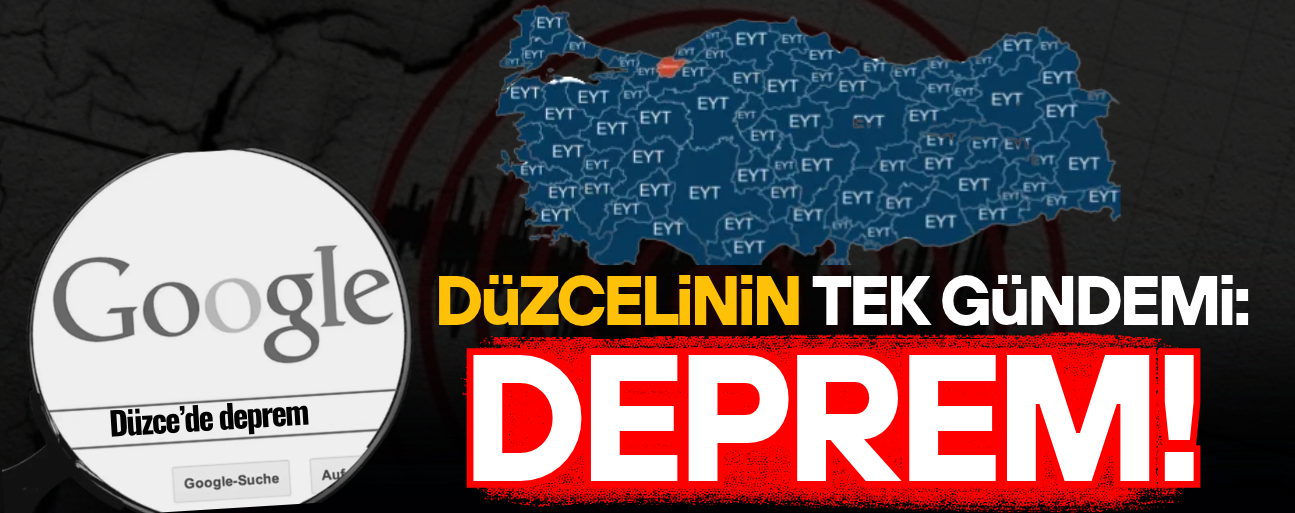 DÜZCE’NİN 5 YILLIK ARAMA KARNESİNDE DEPREM GERÇEĞİ