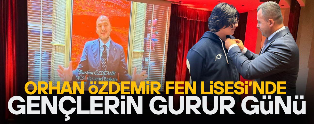 BURHAN ÖZDEMİR ÖĞRENCİLERİN HEYECANINA ORTAK OLDU