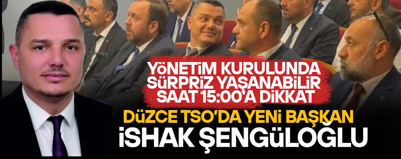 DÜZCE İŞ DÜNYASINDA YENİ DÖNEM RESMEN BAŞLADI