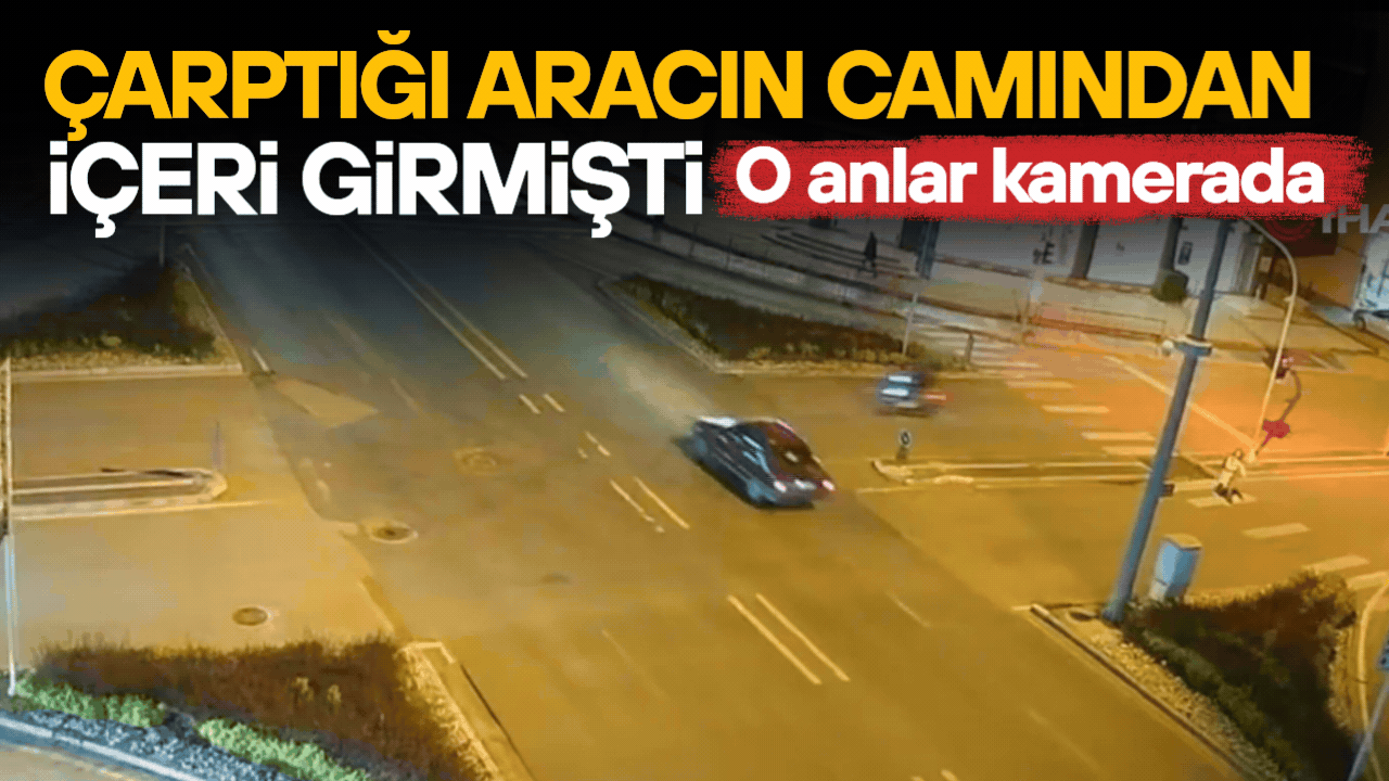 DÜZCE’DE FECİ KAZA GÜVENLİK KAMERASINA YANSIDI