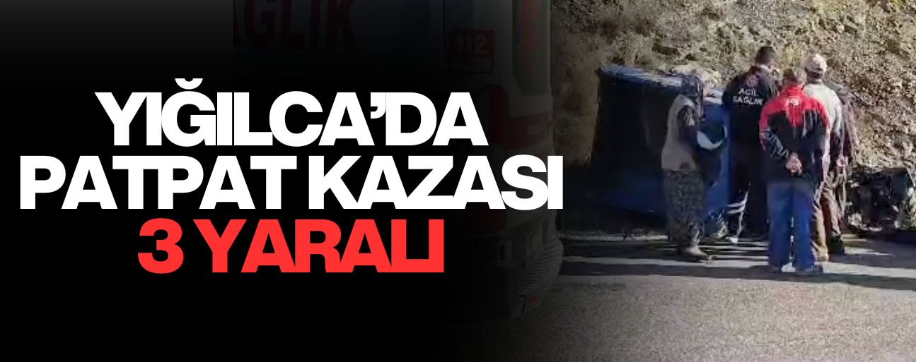 TARIM ARACI YOL KENARINA DEVRİLDİ