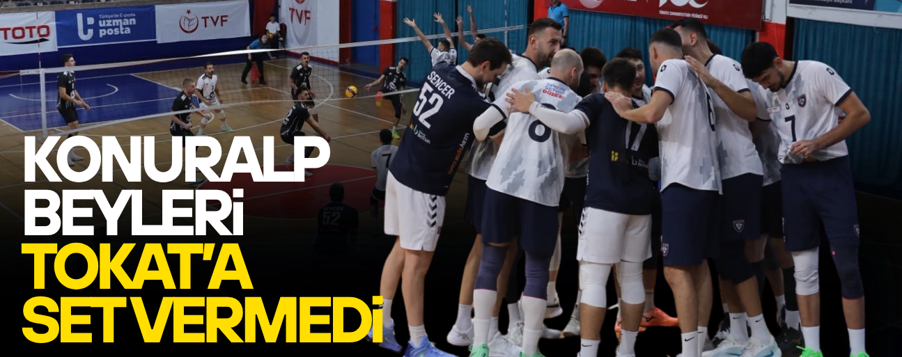 KONURALP BEYLERİ LİGE ZAFERLE BAŞLADI