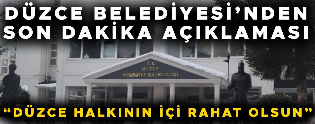 “O İDDİALAR TAMAMEN ASILSIZ”