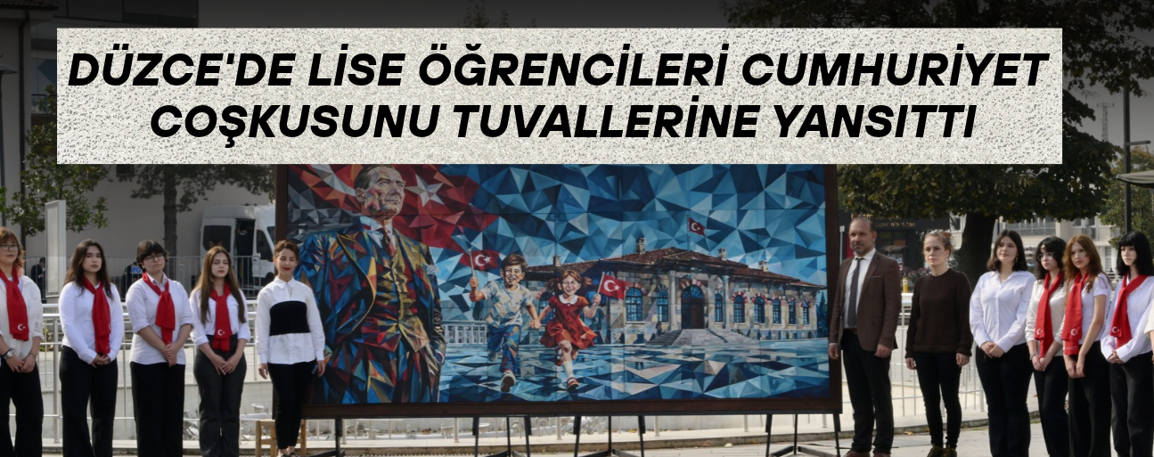 24 TUVAL BİR ARAYA GETİRİLEREK TEK BİR SANAT ESERİNE DÖNÜŞTÜRÜLDÜ