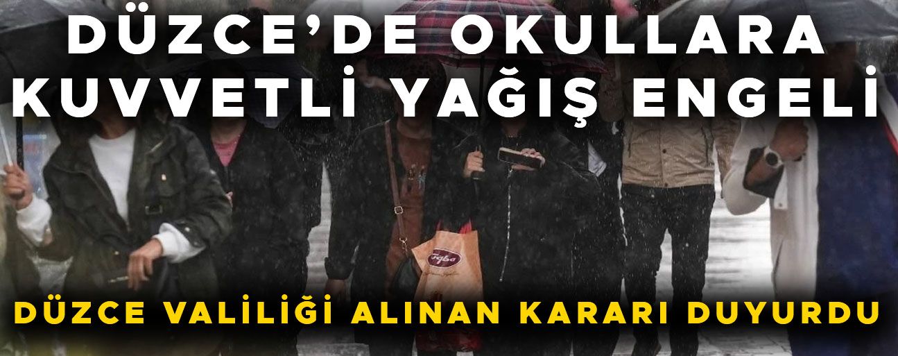 OKULLAR YARIN DA TATİL...