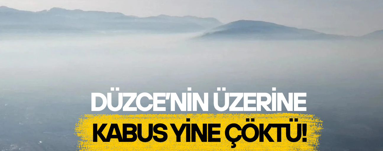 HAVA KİRLİLİĞİ KENDİSİNİ YOĞUN SİS İLE GÖSTERDİ