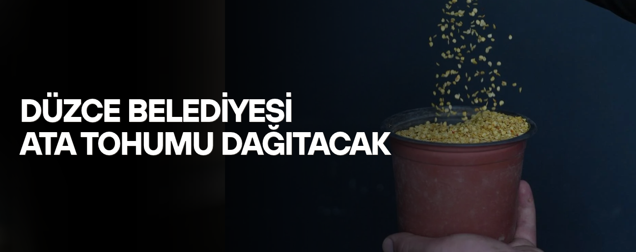 16 BİN TOHUM ÜCRETSİZ VATANDAŞA DAĞITILACAK