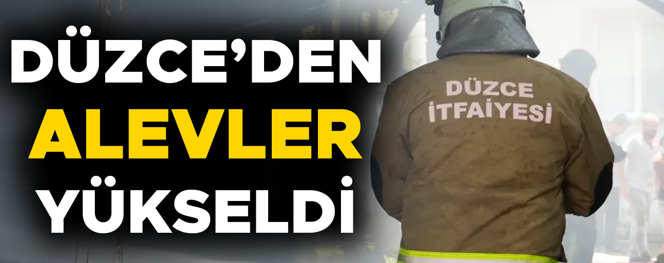 YANGIN İTFAİYE EKİPLERİ TARAFINDAN KONTROL ALTINA ALINDI