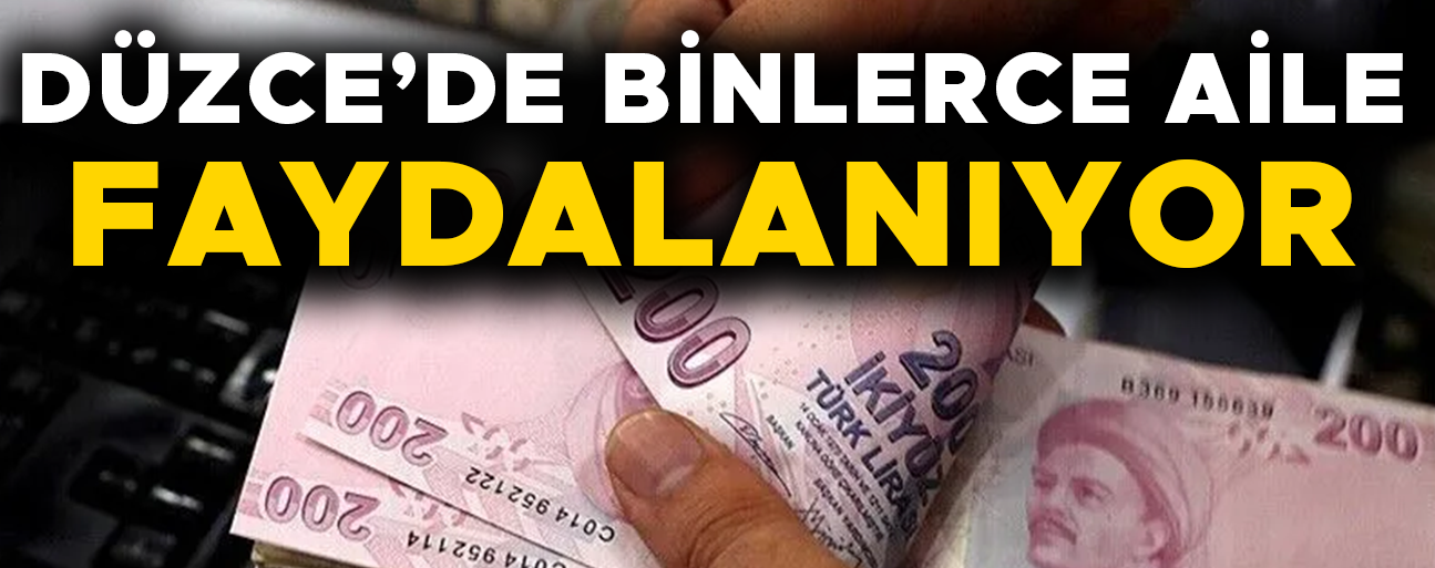 O ÖDEMELER HESAPLARA YATMAYA BAŞLADI