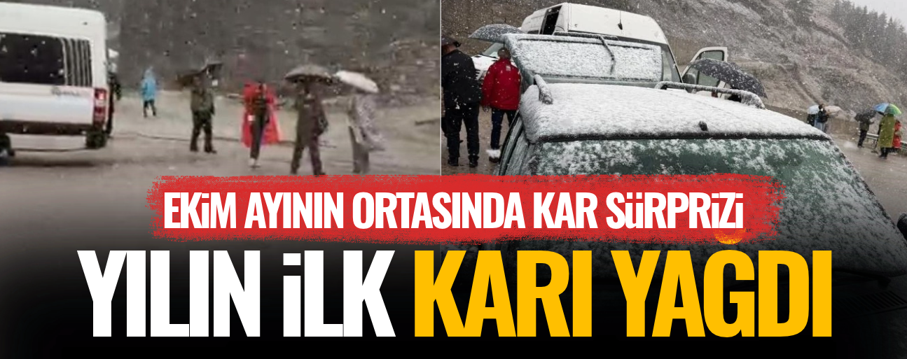 LAPA LAPA YAĞAN KAR KISA SÜREDE BEYAZA BÜRÜDÜ