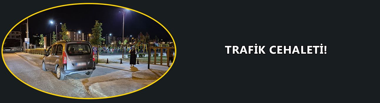 TRAFİK CEHALETİ!