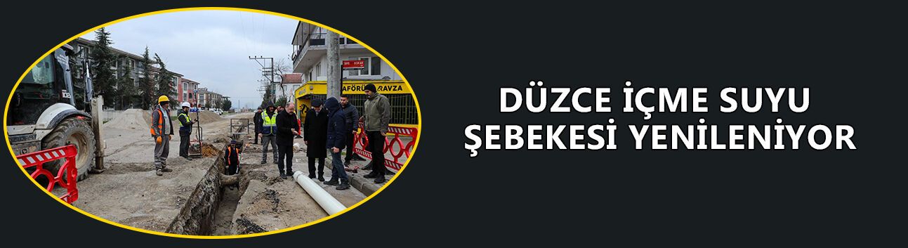 BAŞKAN ÖZLÜ “ÖNÜMÜZDEKİ 30 AY İÇERİSİNDE ŞEHİR ŞEBEKESİNİ YENİLEMİŞ OLACAĞIZ”
