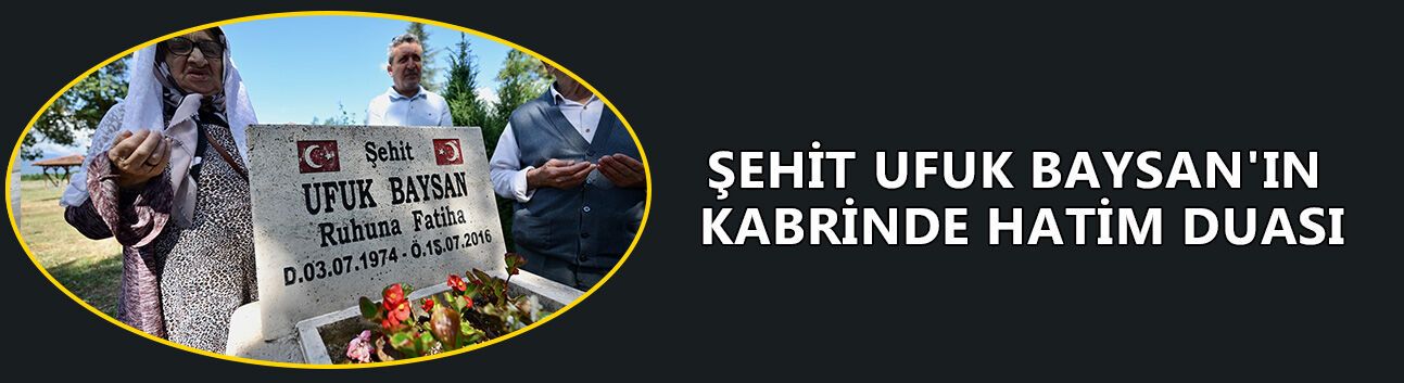 HUZUREVİ SAKİNLERİ ŞEHİT BAYSAN'IN KABRİNDE BULUŞTU